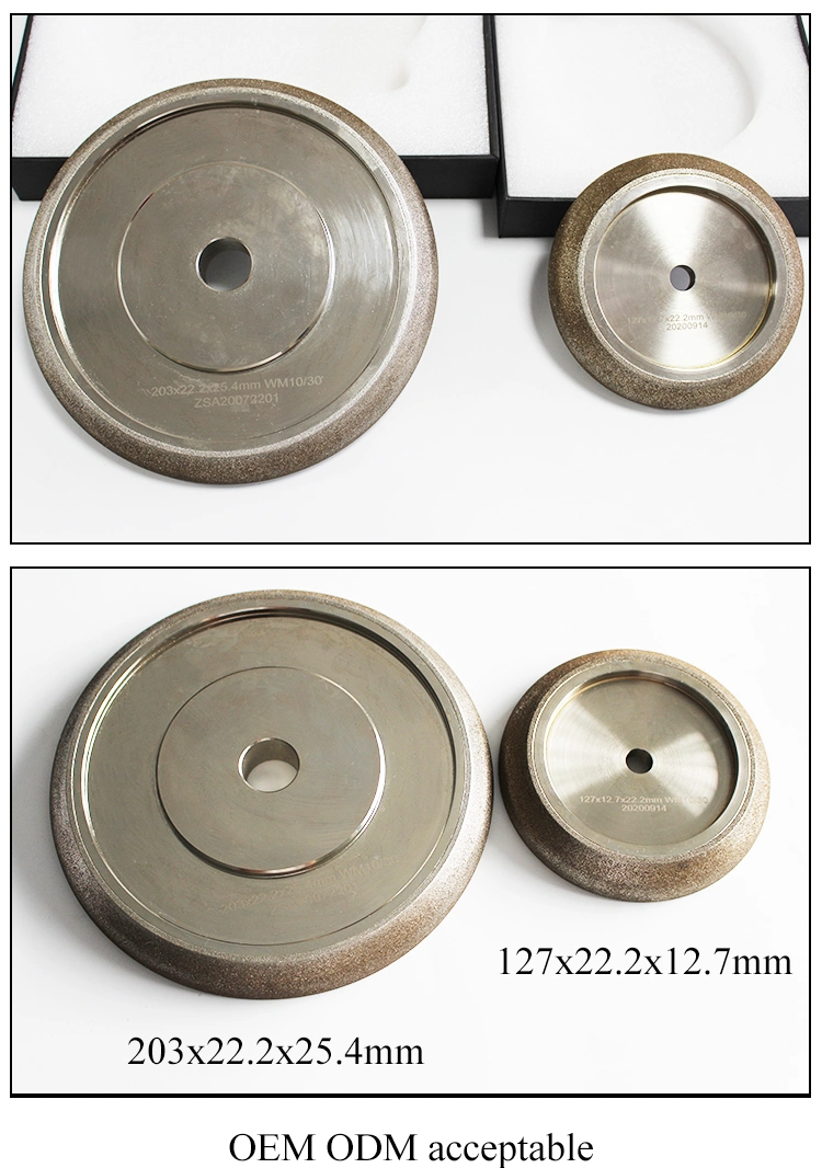 Resin Bonded CBN Grinding Wheel for Shaving Blade