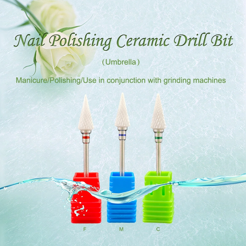 Carbide Ceramic Nail Beauty Drill Bit Kit, Wholesale Manicure Products