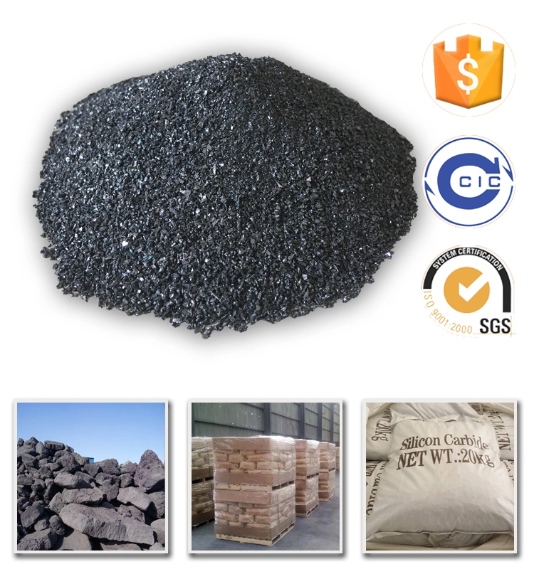 Black Silicon Carbide Metallurgical Garde Deoxidizer Sic 90% 88% 80%